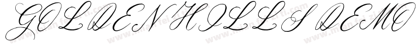 GOLDEN HILLS DEMO字体字体转换